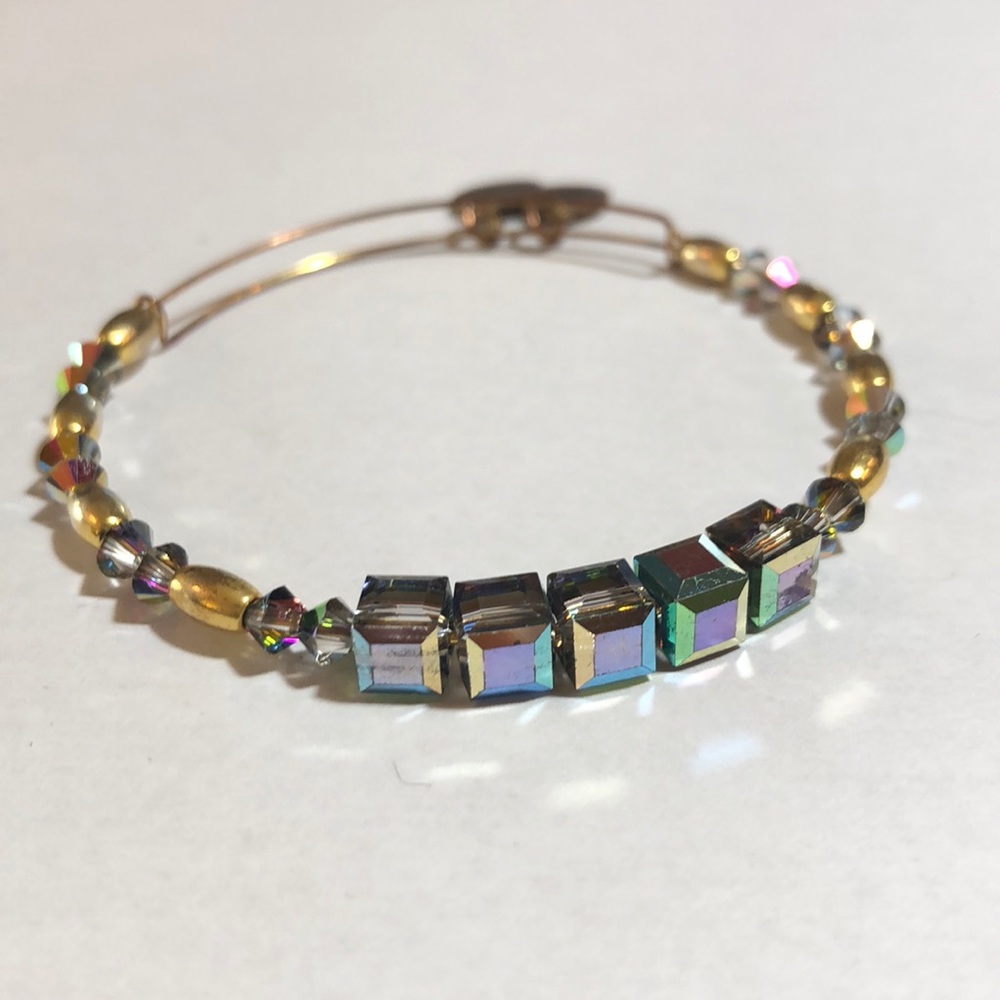 Rainbow🌈 Swarovski Mirror Bangle | ALEX AND ANI - Picture 3 of 5